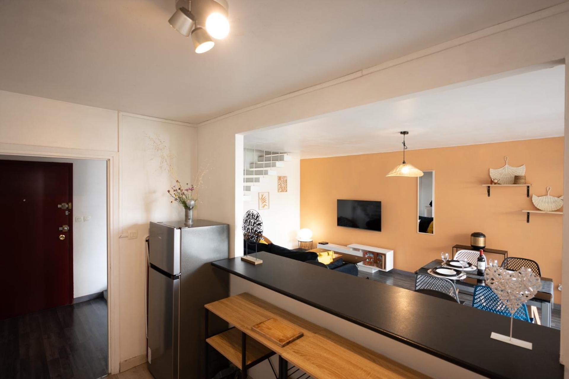 Appartement Duplex- T2 Barcelona Pop - Terrasses - Parking - Vue Canal Toulouse