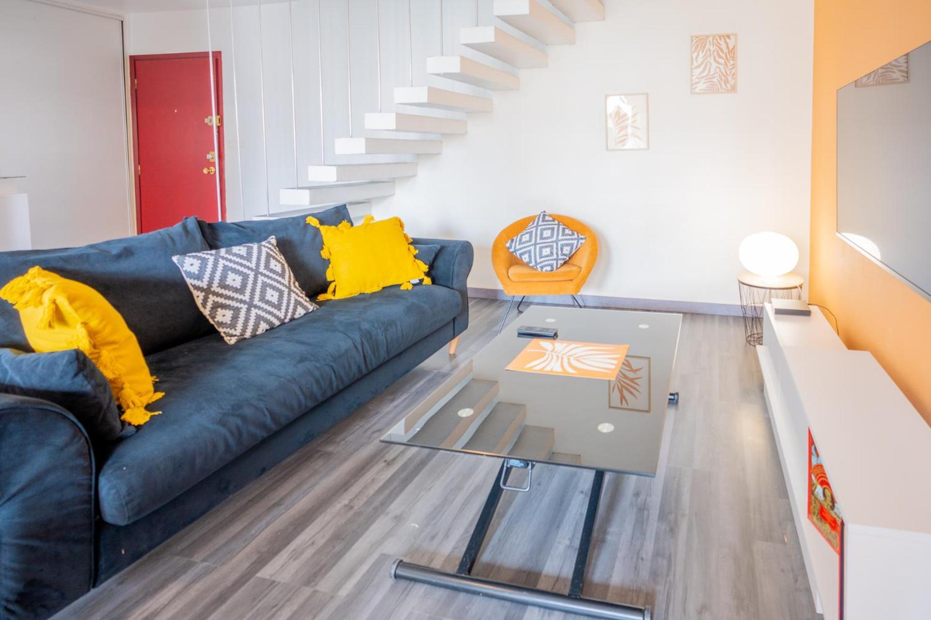 Duplex- T2 Barcelona Pop - Terrasses - Parking - Vue Canal Toulouse